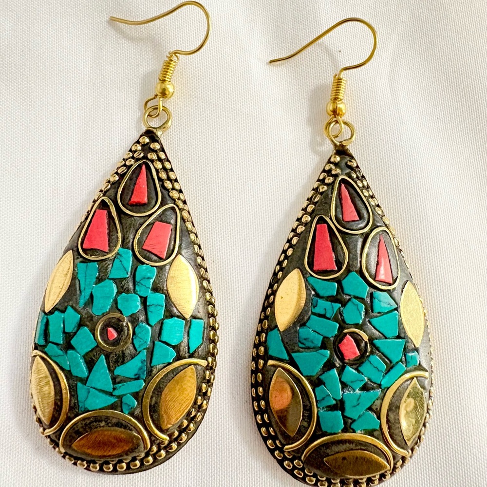 Handmade multi color Earrings